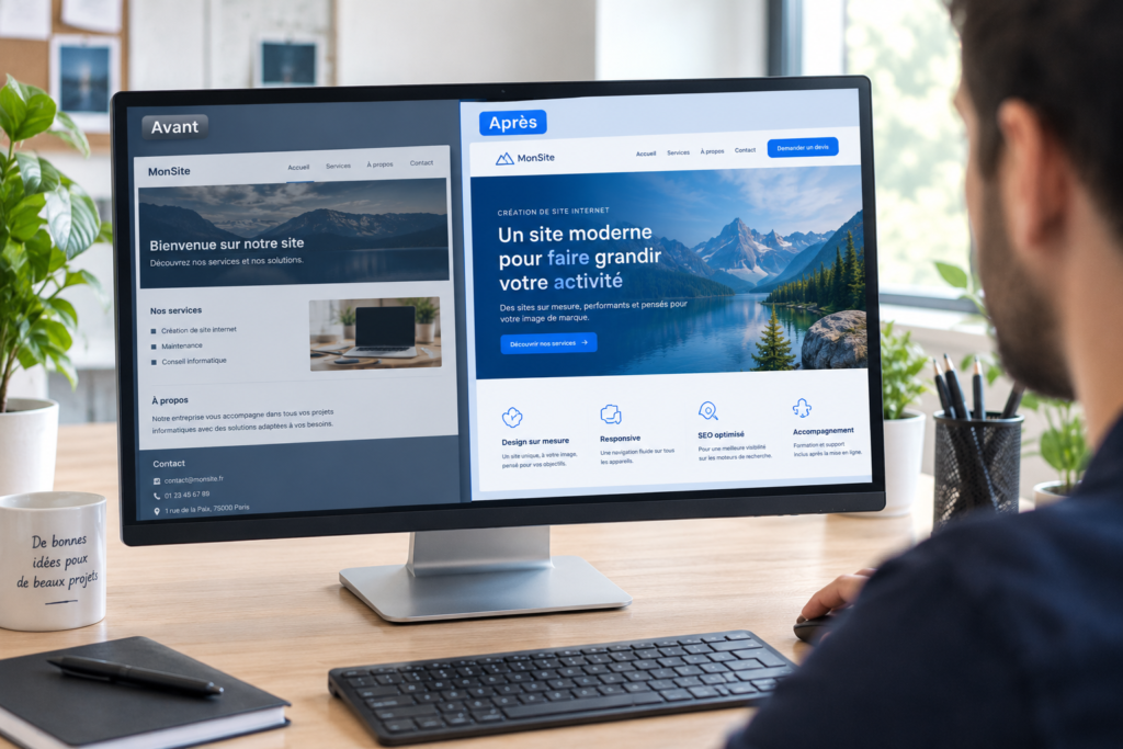 Refonte site internet moderne et responsive