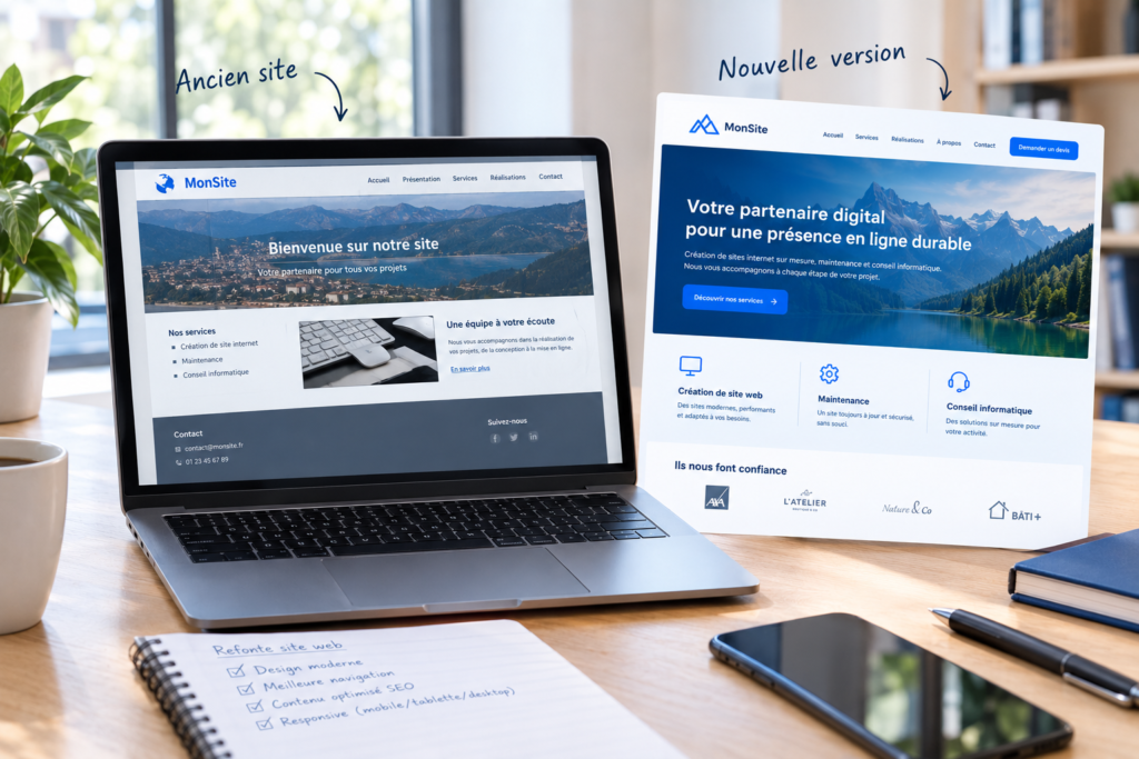 Refonte site internet moderne et responsive